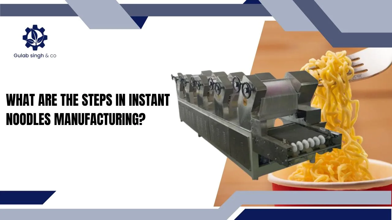 You are currently viewing What Are The Steps In Instant Noodles Manufacturing?